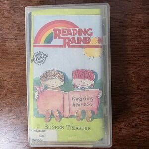Reading Rainbow Sunken Treasure VHS GPN Educational Science Childrens Tape